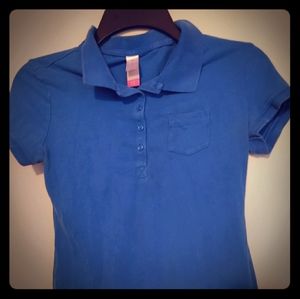 Blue collar tee